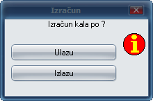 izračun kala