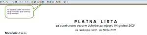 platna lista