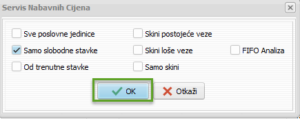 servis cijena