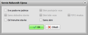 servis nabavnih cijena