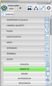 sistem parametri